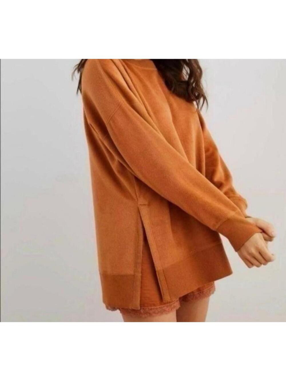 Aerie Sunday Soft Crew Sweater Size Small Loungewear Comfy